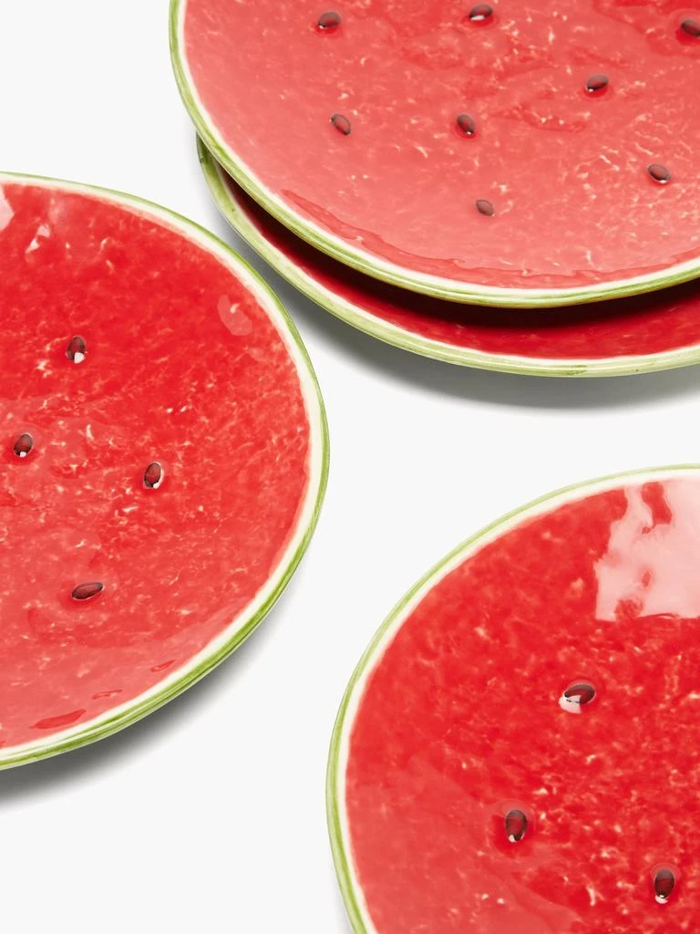 商品Bordallo Pinheiro|Set of four watermelon earthenware side plates,价格¥658,第4张图片详细描述