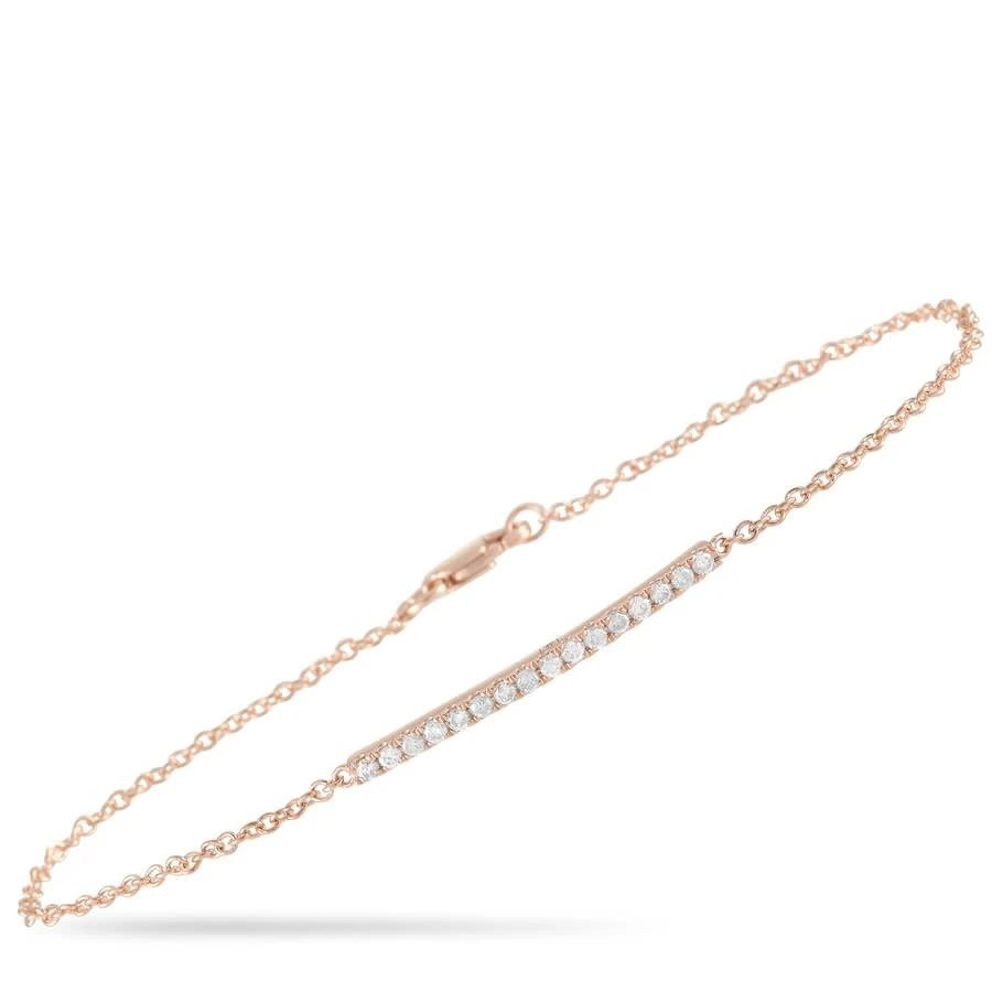 商品LB Exclusive|14K Rose Gold 0.25ct Diamond Bracelet,价格¥2641,第1张图片