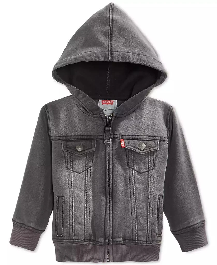 商品Levi's|Baby Boys or Baby Girls Knit Hooded Jacket,价格¥226,第1张图片