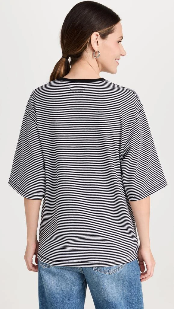 商品ANINE BING|ANINE BING Bo Tee - Black and White Stripe,价格¥570,第3张图片详细描述