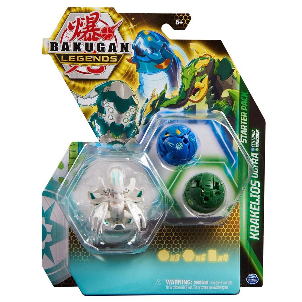 Legends Starter 3-Pack, Krakelious Ultra with Centipod and Maxodon, Collectible Action Figures, Ages 6 and up 商品