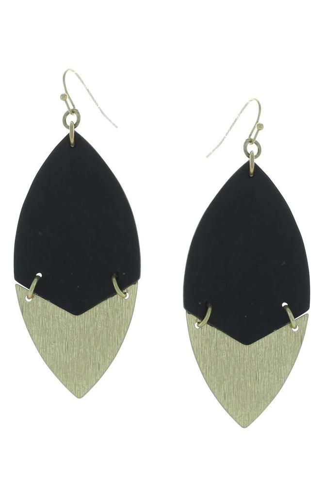 商品OLIVIA WELLES|Gold-Plated Quinn Split Earrings,价格¥231,第1张图片