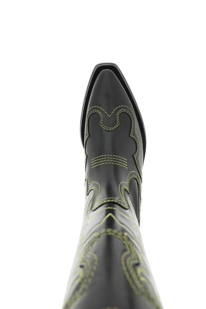 商品Ganni|Embroidered western boots,价格¥2566,第3张图片详细描述