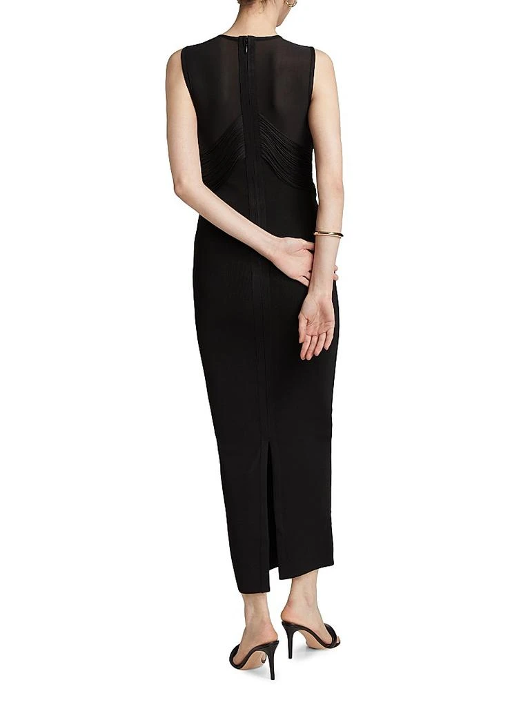 商品Herve Leger|Nina Mesh Paneled Fringe Gown,价格¥5296,第5张图片详细描述