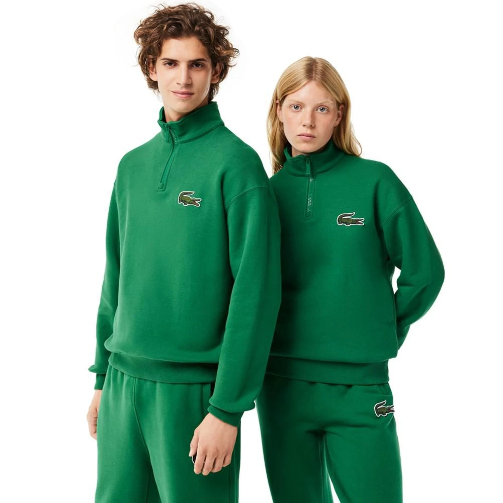 商品Lacoste|Men's Relaxed Fit French Terry Quarter-Zip Sweatshirt,价格¥1206,第2张图片详细描述