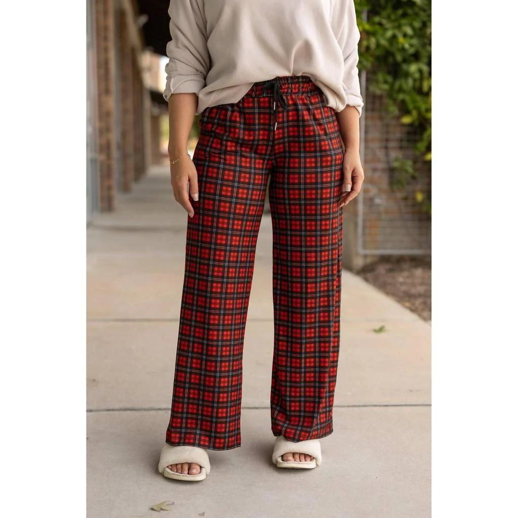 商品Julia Rose|Julia Rose - Noelle Plaid Pajama Pants,价格¥657,第3张图片详细描述