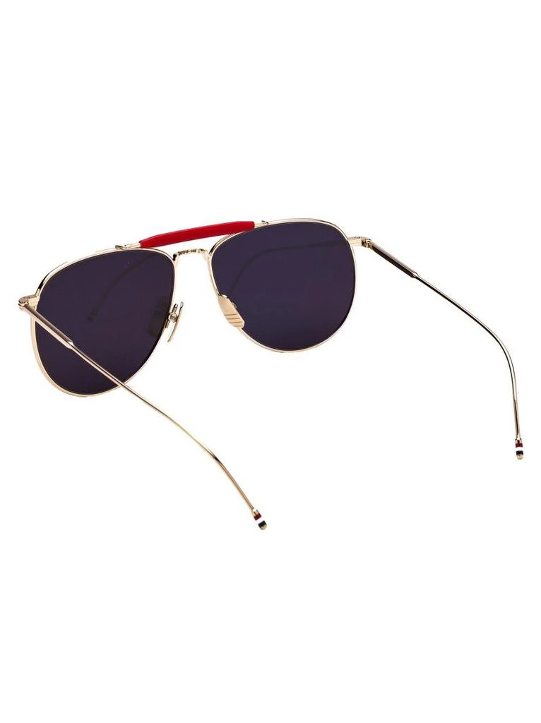 商品Thom Browne|Aviator mirrored sunglasses,价格¥6105,第4张图片详细描述