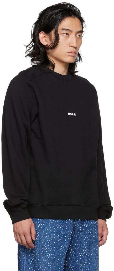 商品MSGM|Black Felpa Sweatshirt,价格¥804,第4张图片详细描述