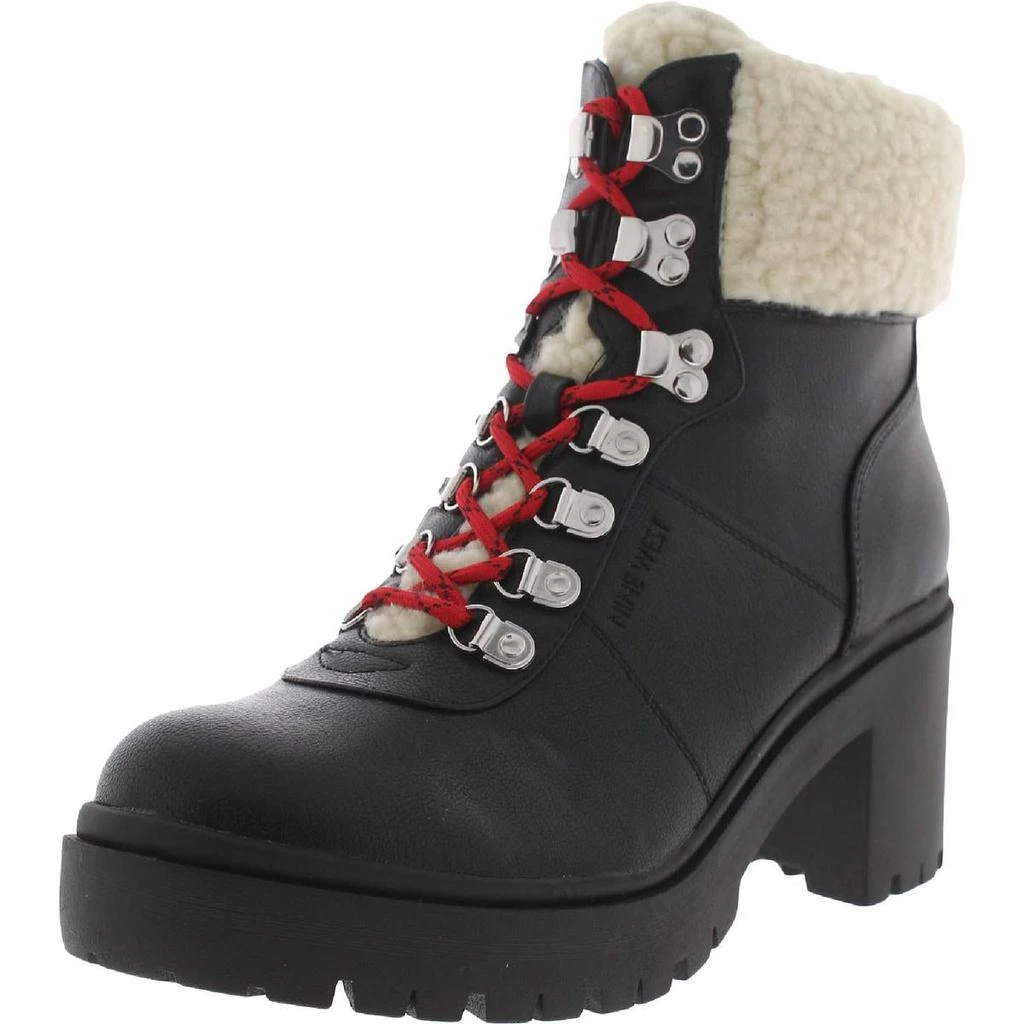 商品Nine West|Nine West Womens Quimbie3 Faux Leather Casual Ankle Boots,价格¥182,第1张图片