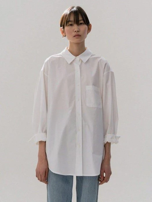 商品MOIA|Box Shirt White,价格¥1200,第4张图片详细描述