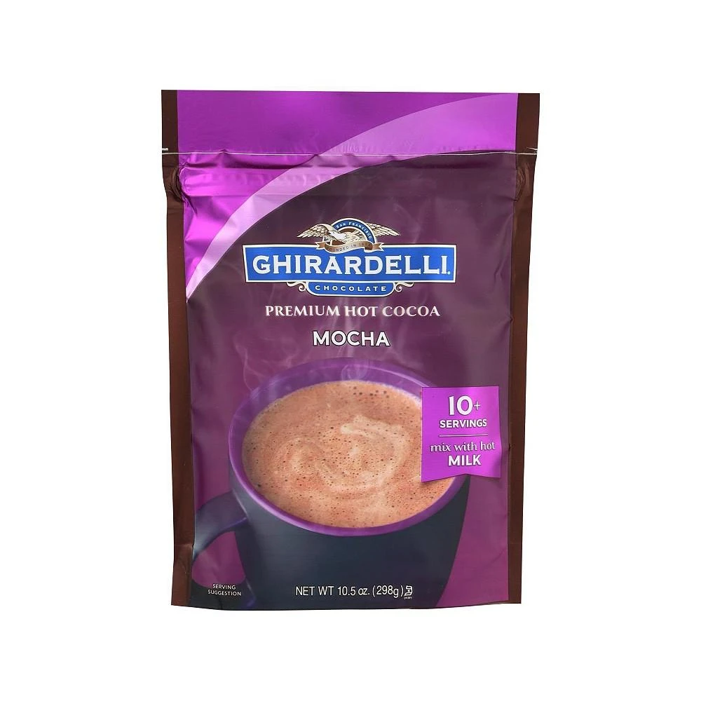 商品Ghirardelli Nature's|Ghirardelli Hot Cocoa - Premium - Chocolate Mocha - 10.5 oz - case of 6,价格¥368,第1张图片