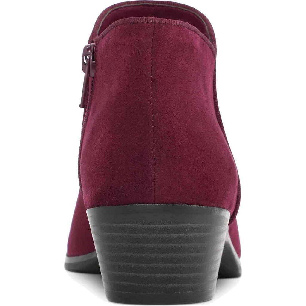 Style & Co. Womens Wileyy Faux Suede Zipper Booties 商品