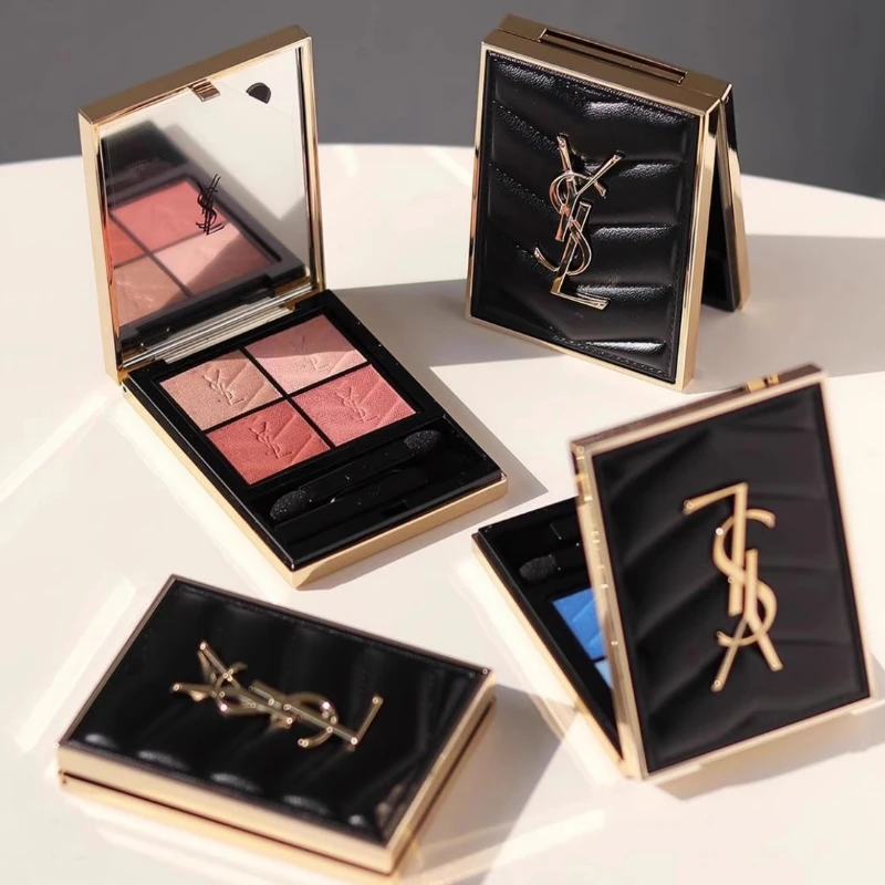 YSL 圣罗兰 高定皮革四色眼影 4g 夏乐宫星夜910粉质细腻 柔滑显色 商品