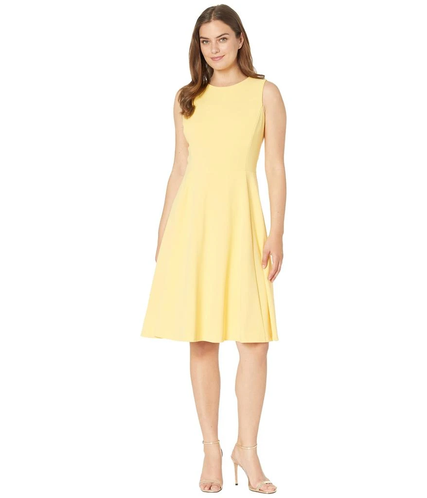 商品Ralph Lauren|Crepe Fit-and-Flare Dress,价格¥334,第1张图片