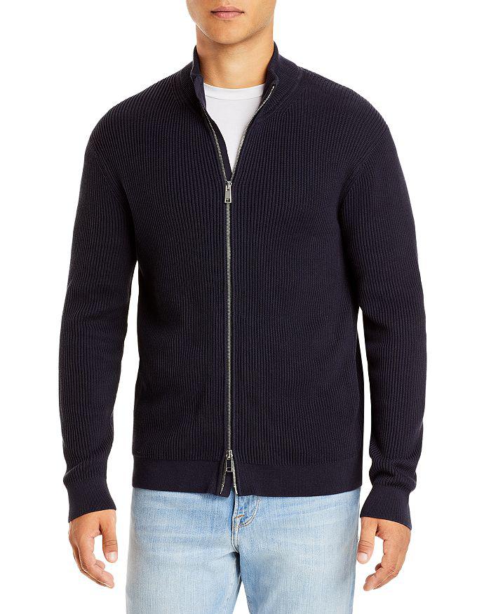 Walton Organic Cotton Full Zip Ribbed Sweater商品第6张图片规格展示