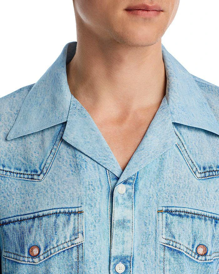 商品Diesel|Short Sleeve Denim Shirt ,价格¥660,第3张图片详细描述