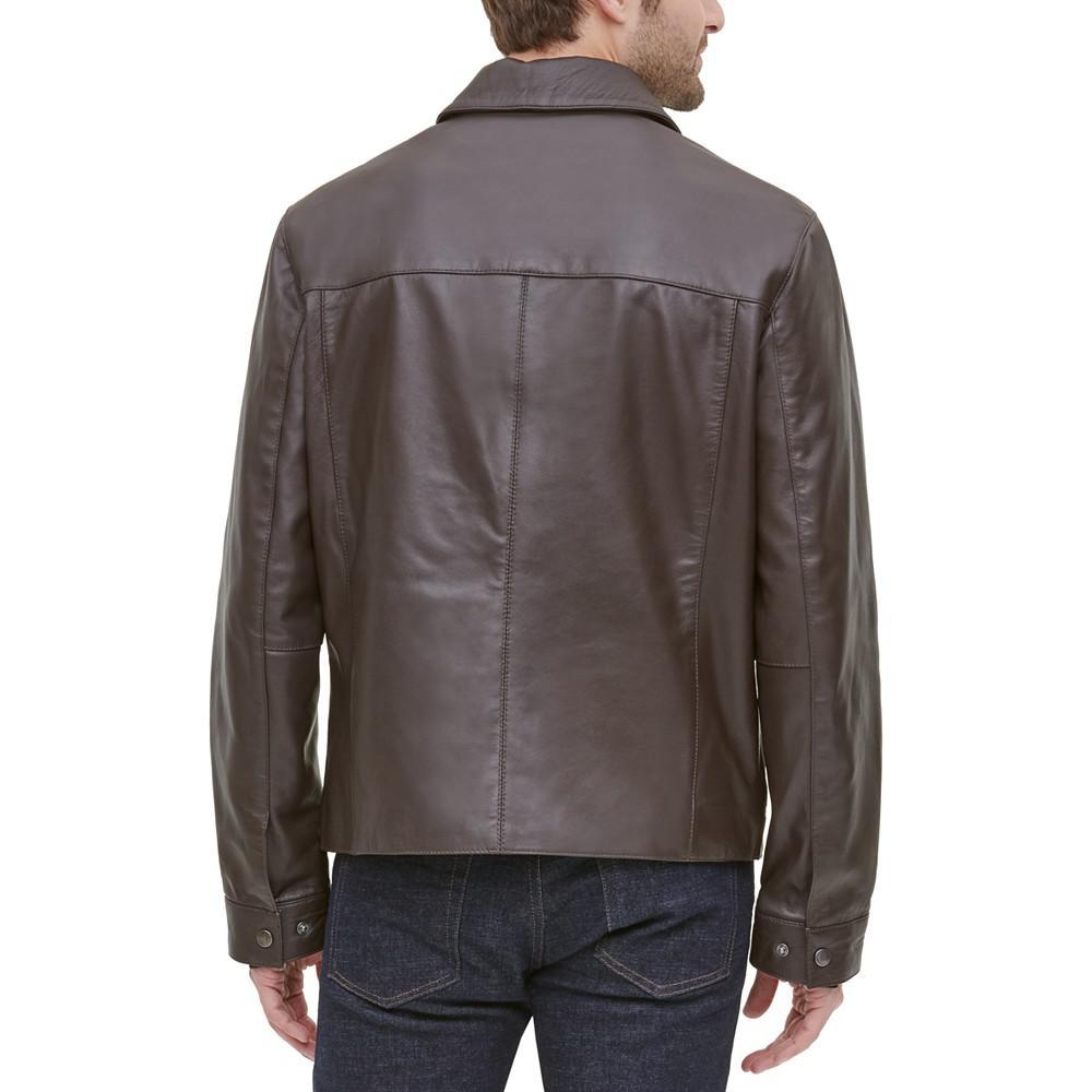 商品Cole Haan|Men's Leather Jacket, Created for Macy's,价格¥3056,第5张图片详细描述