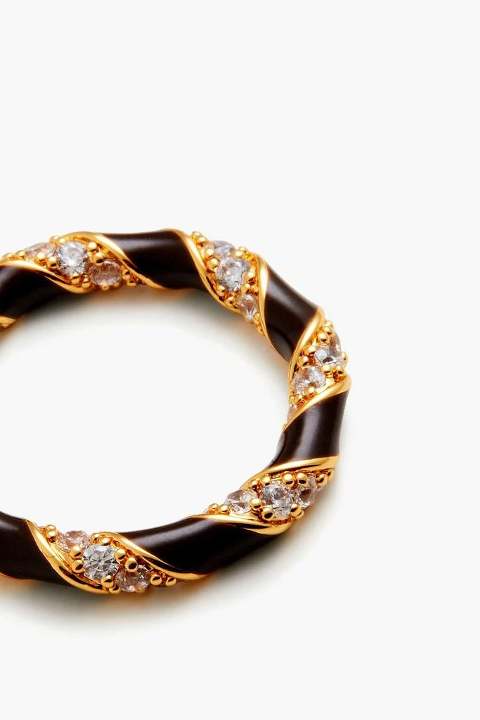 商品Zimmermann|Gold-tone, crystal and enamel ring,价格¥457,第3张图片详细描述