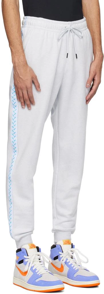 商品Jordan|Gray Embroidered Sweatpants,价格¥590,第2张图片详细描述