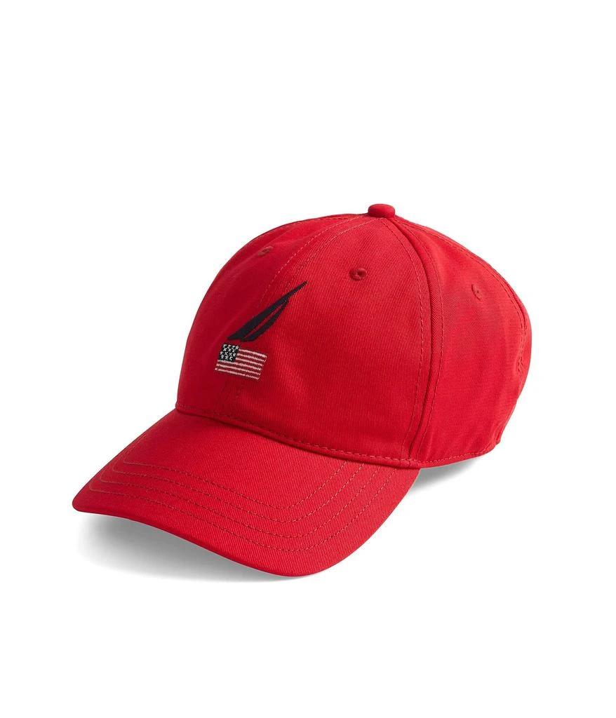 商品Nautica|Men's American Flag Logo 6 Panel Baseball Cap,价格¥135,第1张图片