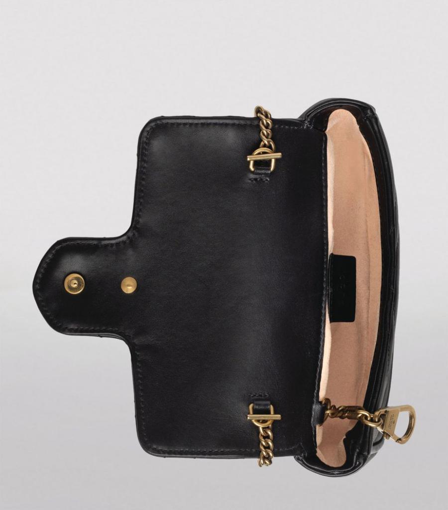 Super Mini Marmont Matelassé Shoulder Bag商品第4张图片规格展示