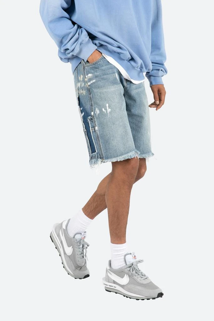 商品MNML|R463 Denim Shorts - Blue,价格¥136,第2张图片详细描述