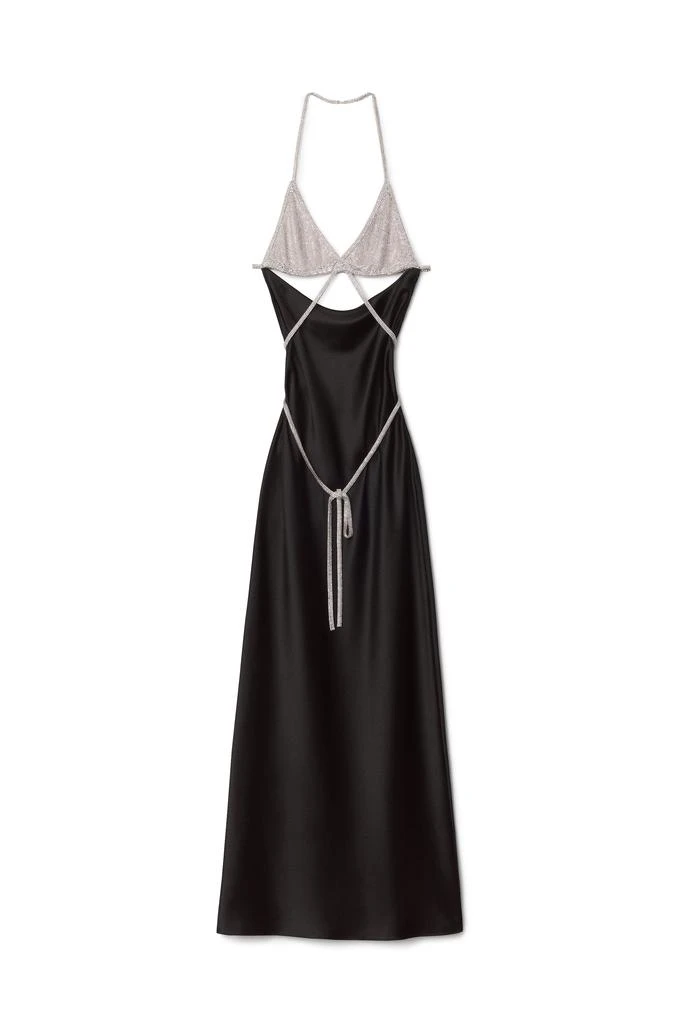 商品Alexander Wang|CRYSTAL BIKINI GOWN IN SILK CHARMEUSE,价格¥5621,第1张图片