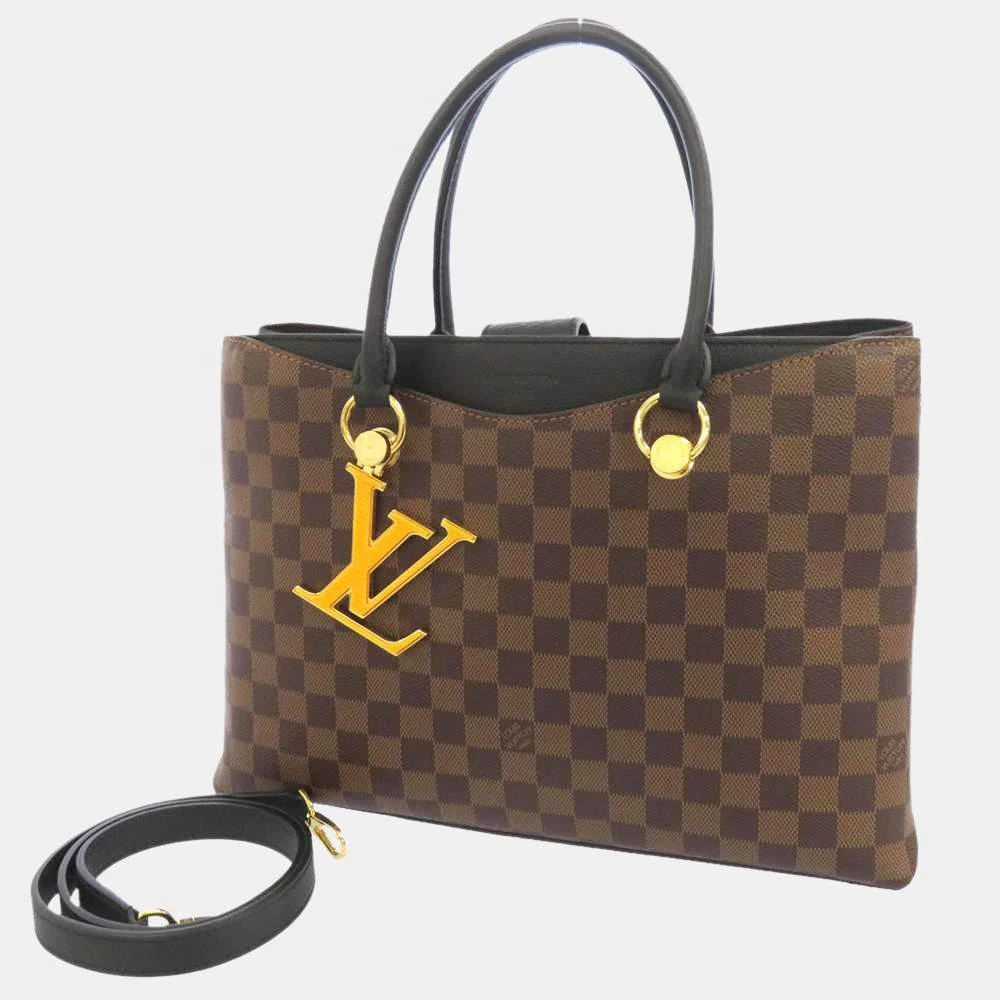 商品[二手商品] Louis Vuitton|Louis Vuitton Brown Damier Ebene Canvas Riverside Tote Bag ,价格¥19261,第1张图片