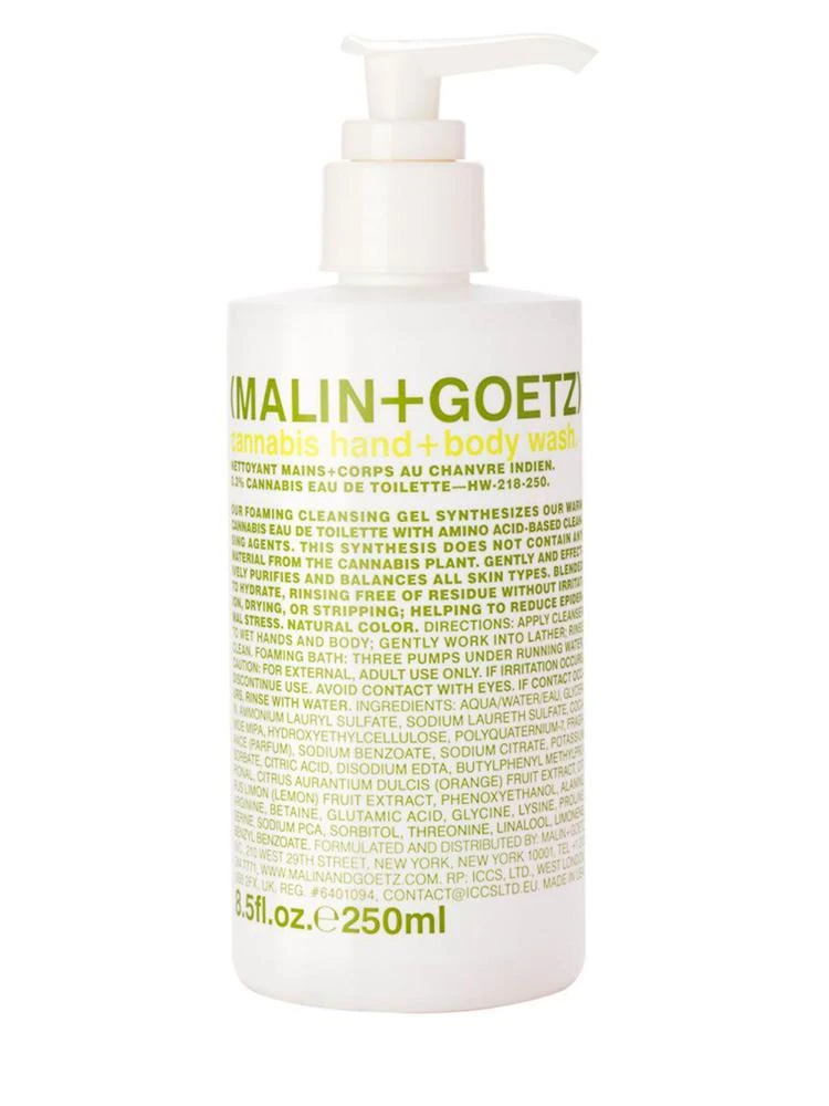 商品Malin + Goetz|Cannabis Hand & Body Wash Pump/8.5 oz.,价格¥181,第1张图片