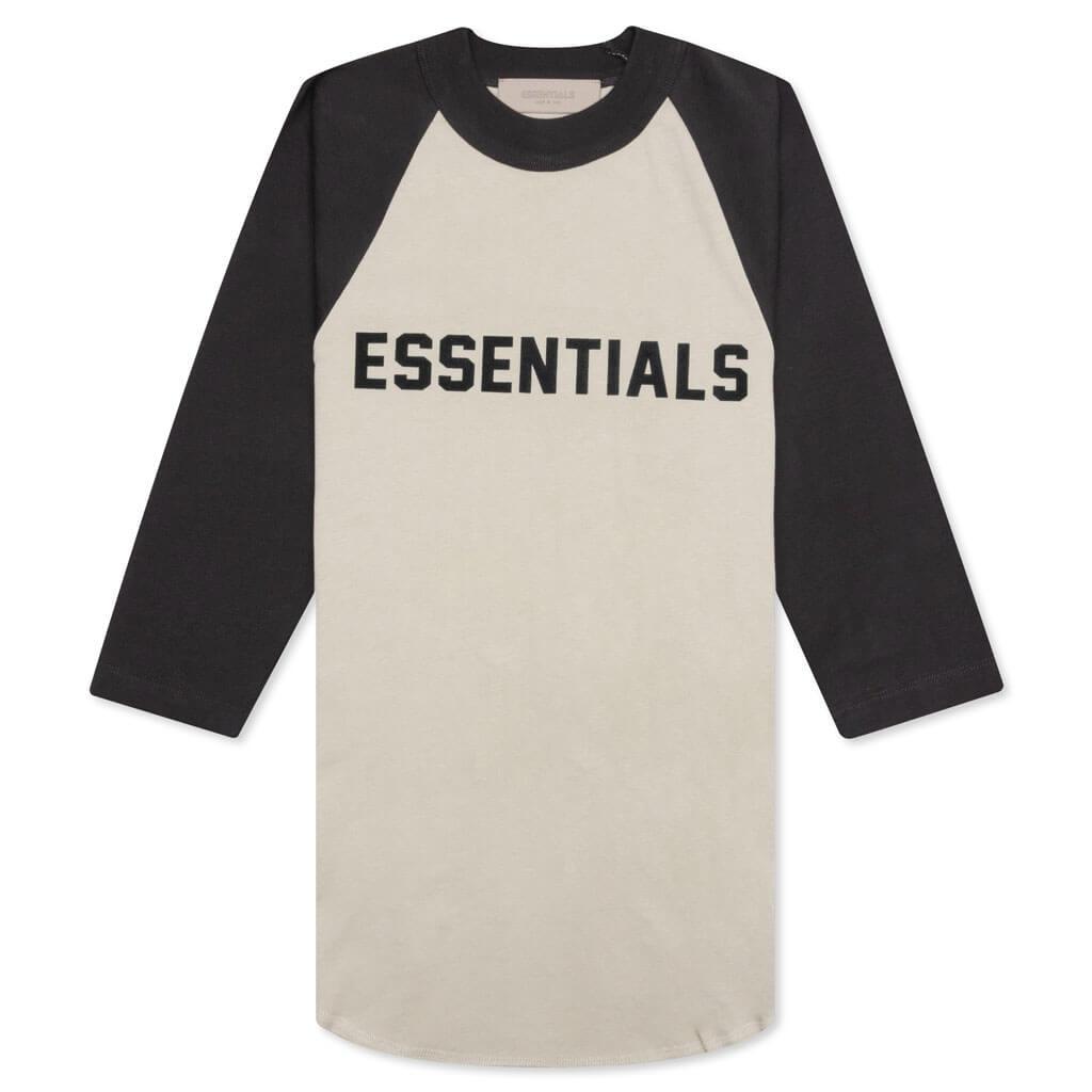 Fear of God Essentials Kid's 3/4 Sleeve Baseball Tee - Wheat商品第1张图片规格展示