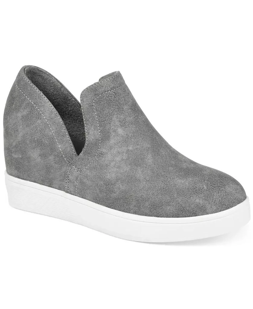 商品Journee Collection|Women's Cardi Cut-Out Platform Wedge Sneakers,价格¥251,第1张图片