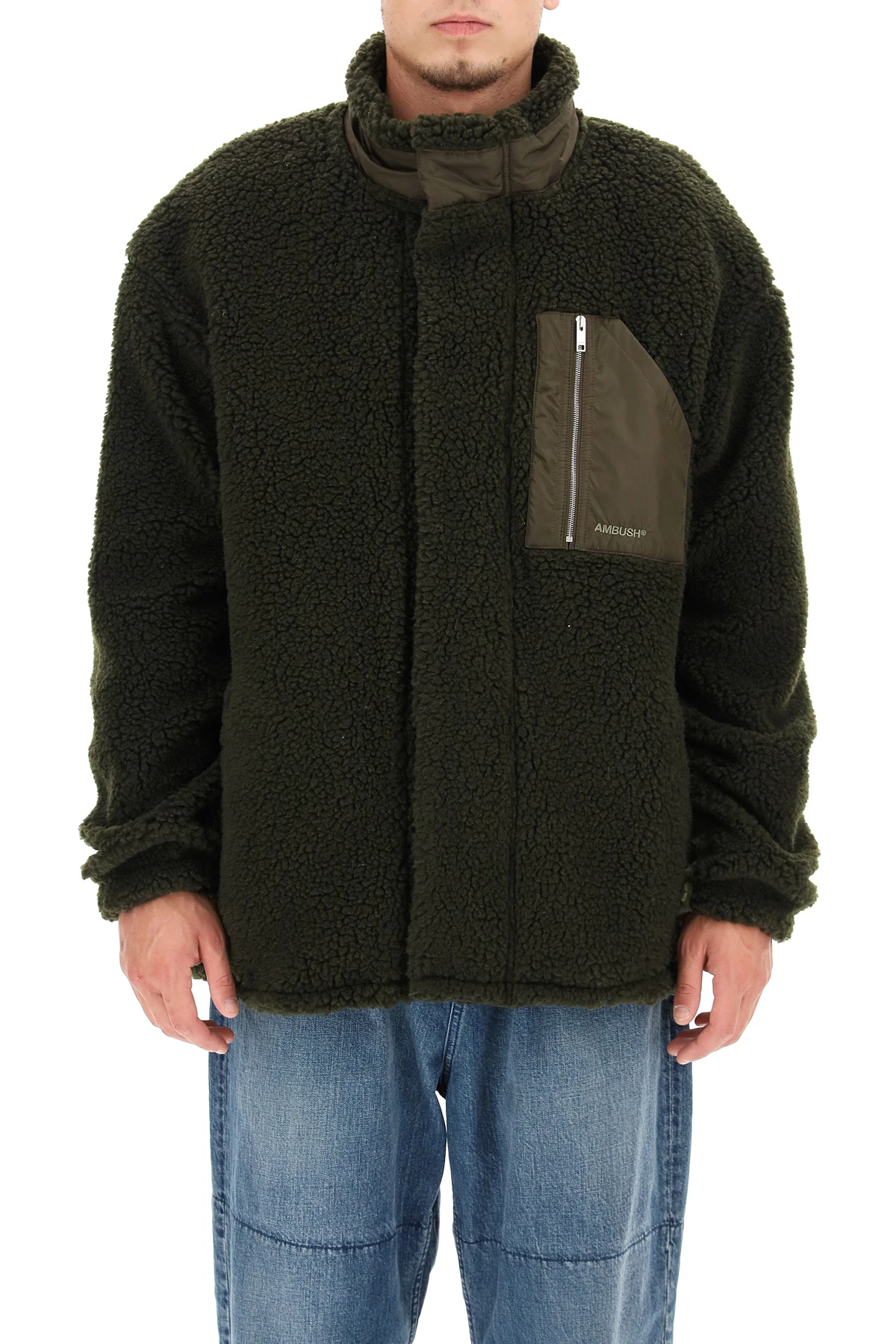 商品【商品预售7天】 Ambush|Ambush 男士卫衣 BMEA014F21FAB0015663 绿色,价格¥3575,第3张图片详细描述