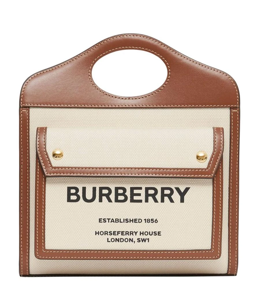 商品Burberry|Mini Horseferry Pocket Top-Handle Bag,价格¥10809,第1张图片