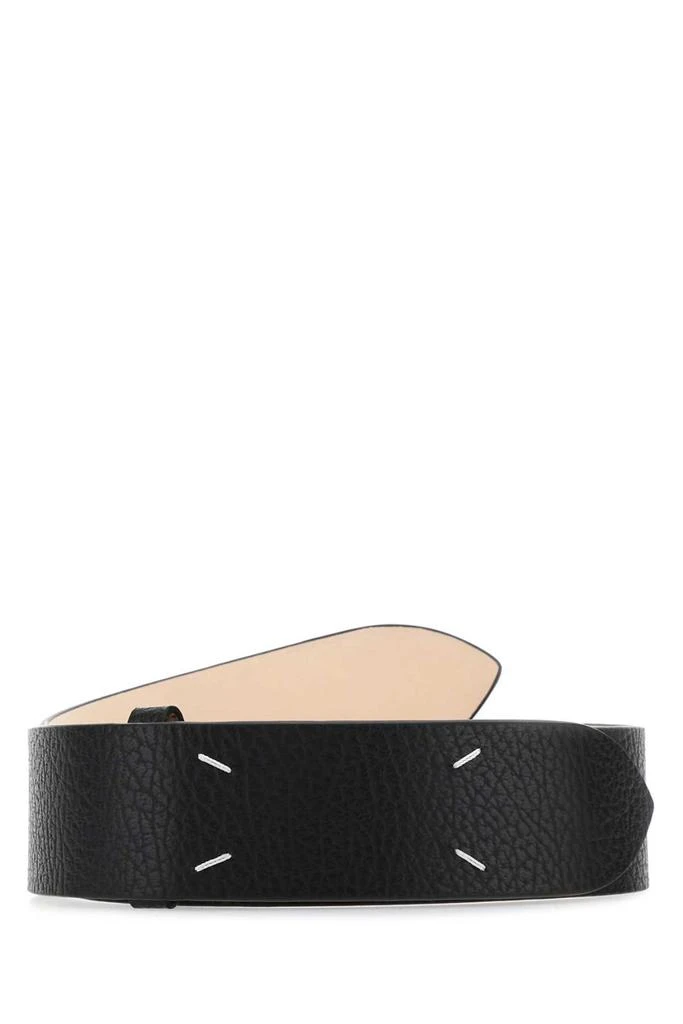 商品MAISON MARGIELA|Maison Margiela Four-Stitch Logo Detailed Belt,价格¥1867,第1张图片