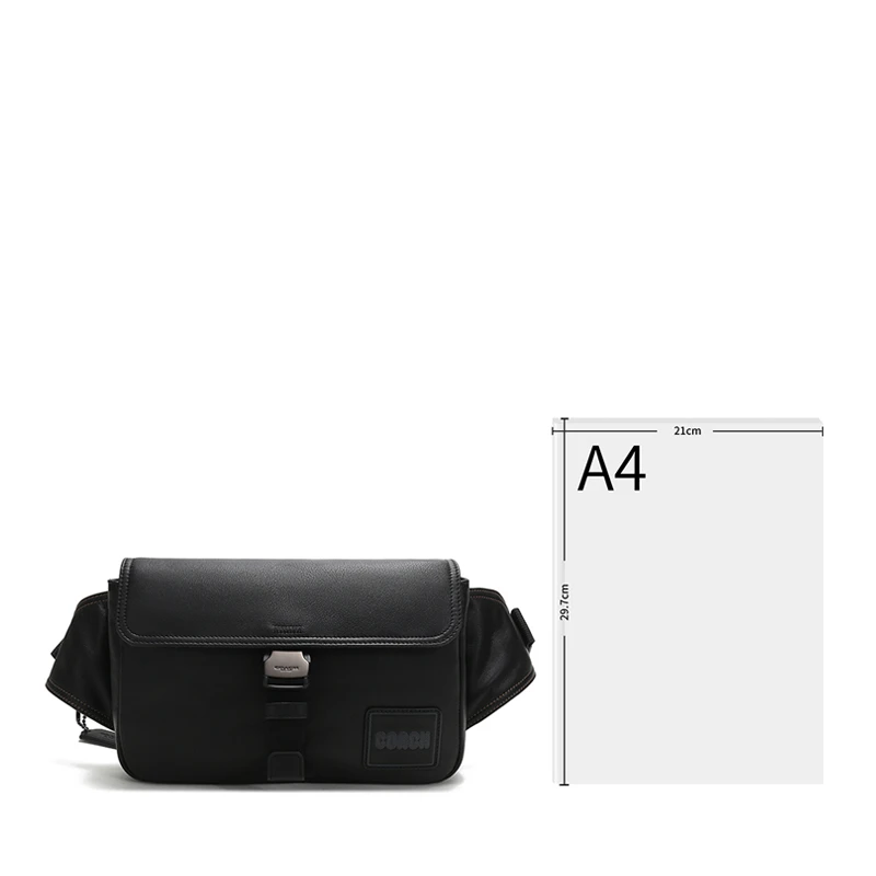商品Coach|Coach(专柜) 男士黑色腰包 88312JIBLK,价格¥2137,第1张图片