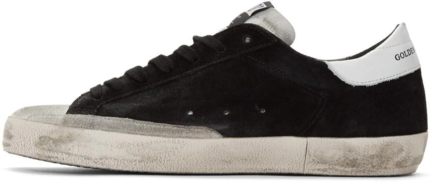 商品Golden Goose|Black & Grey Suede Superstar Sneakers,价格¥3609,第3张图片详细描述