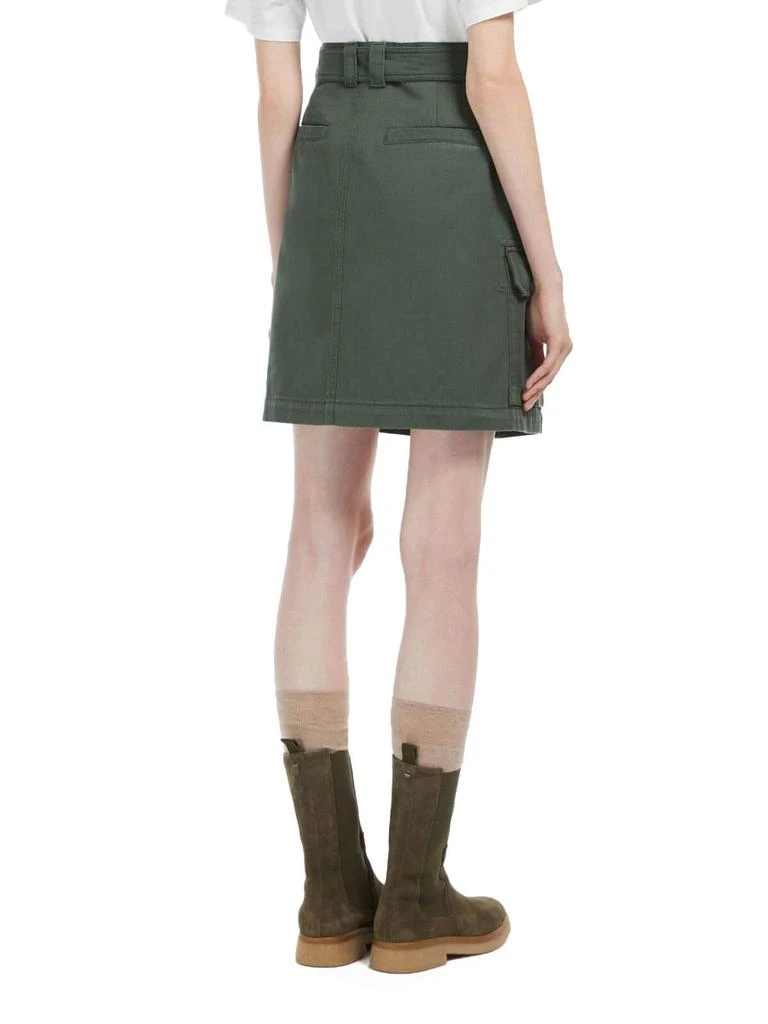 商品Weekend Max Mara|Max Mara Weekend Fiero Military Green Skirt,价格¥1707,第4张图片详细描述