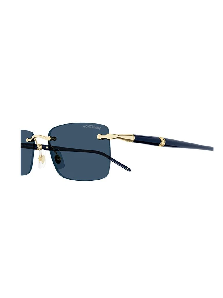 商品MontBlanc|Montblanc Eyewear Rectangular Frame Sunglasses,价格¥2928,第3张图片详细描述