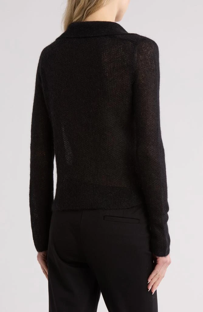 商品Vince|Brushed Polo Sweater,价格¥691,第2张图片详细描述