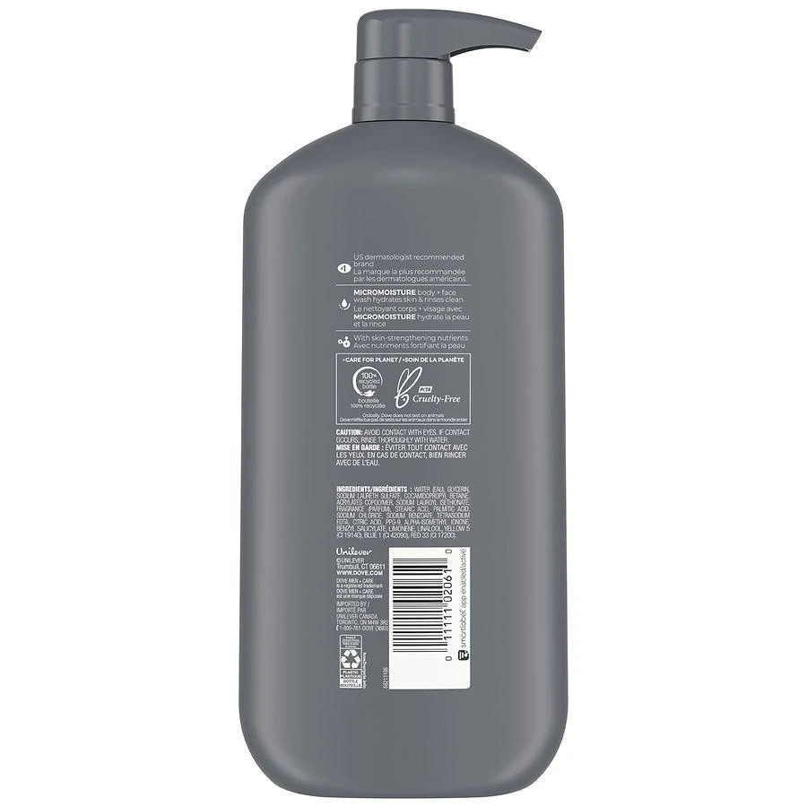 商品Dove|Body Wash and Face Wash Clean Comfort,价格¥108,第2张图片详细描述