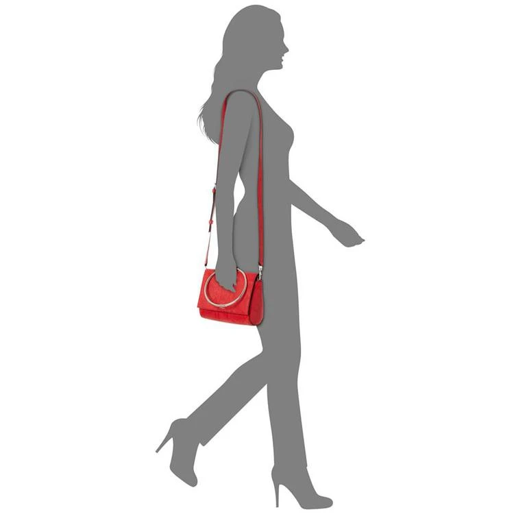 商品GUESS|Keaton Mini Flap Top Handle Shoulder Bag,价格¥302,第2张图片详细描述