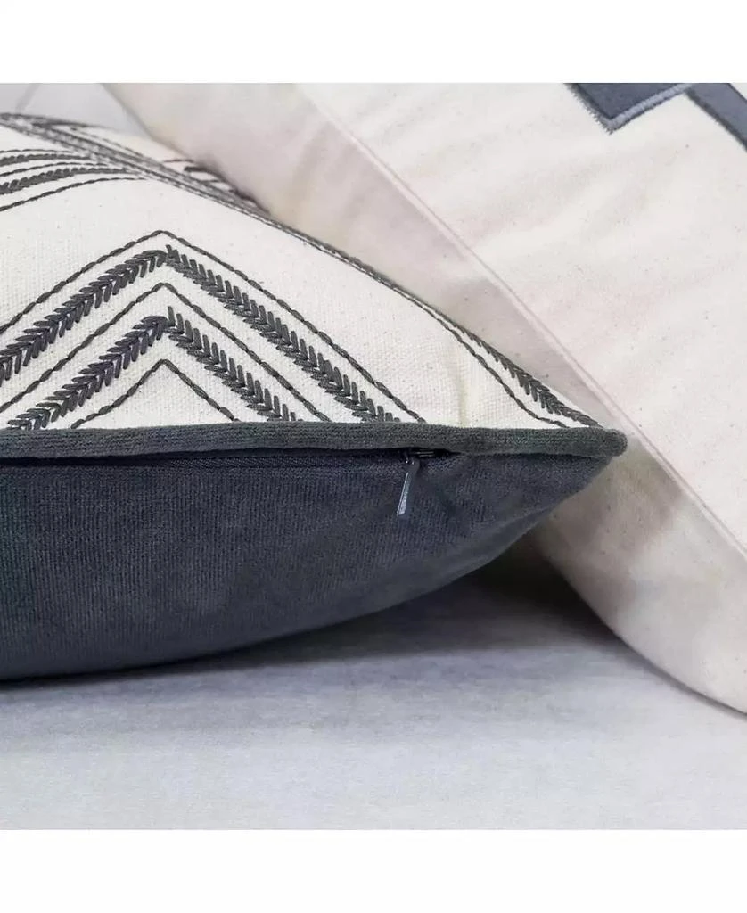Camila Embroidery Square Decorative Throw Pillow 商品