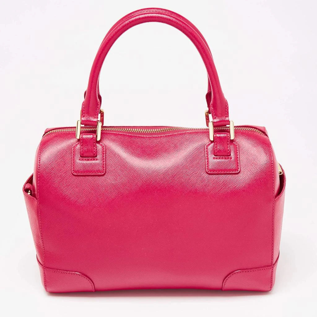 商品[二手商品] Tory Burch|Tory Burch Fuchsia Leather Robinson Dome Satchel,价格¥1069,第4张图片详细描述