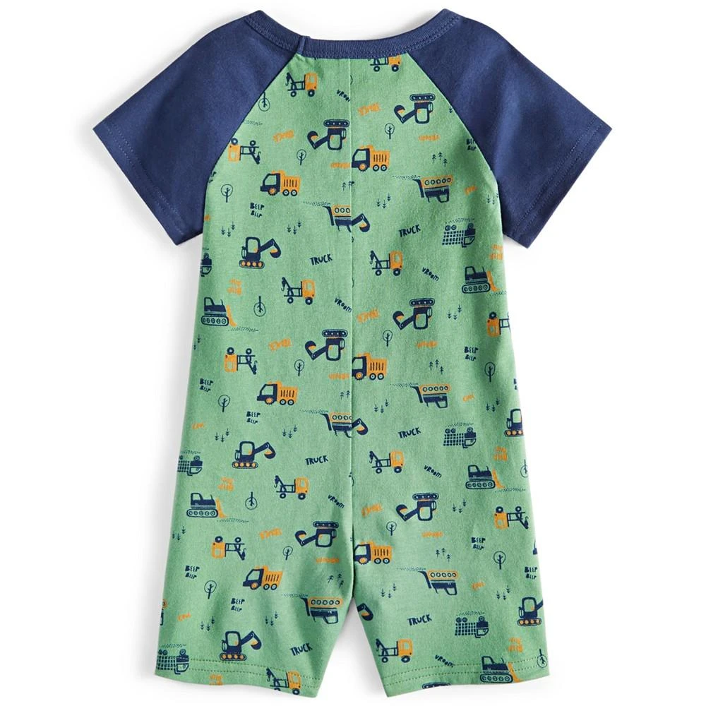 商品First Impressions|Baby Boys Working Hard Cotton Sunsuit, Created for Macy's,价格¥56,第2张图片详细描述