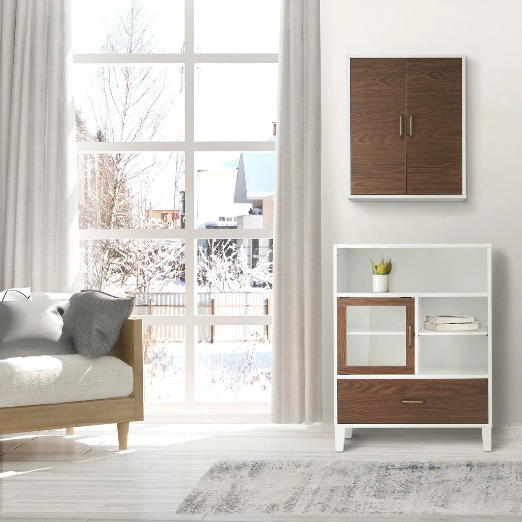 商品Teamson|Home Tyler Modern Wooden Floor Storage Cabinet,价格¥1528,第2张图片详细描述