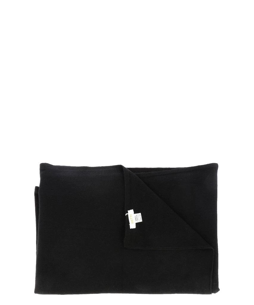 商品G.A.Emme|Pure Cashmere Shawl Scarves Black,价格¥1206,第1张图片