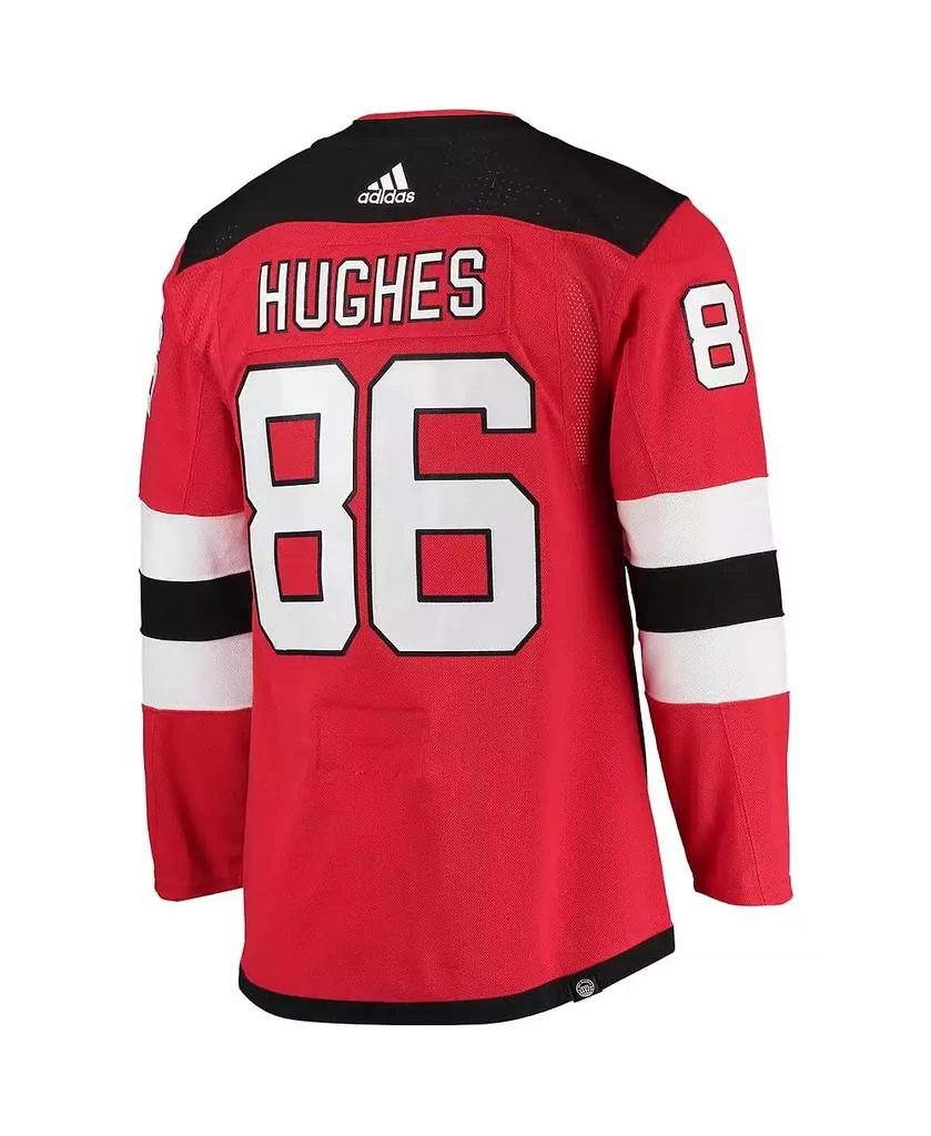 商品Adidas|Men's Jack Hughes Red New Jersey Devils Home Authentic Pro Player Jersey,价格¥1736,第4张图片详细描述