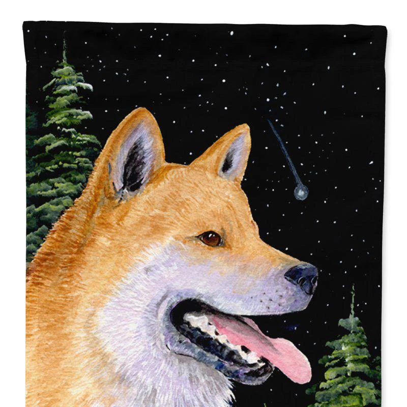 商品Caroline's Treasures|Shiba Inu Garden Flag 2-Sided 2-Ply,价格¥136,第1张图片