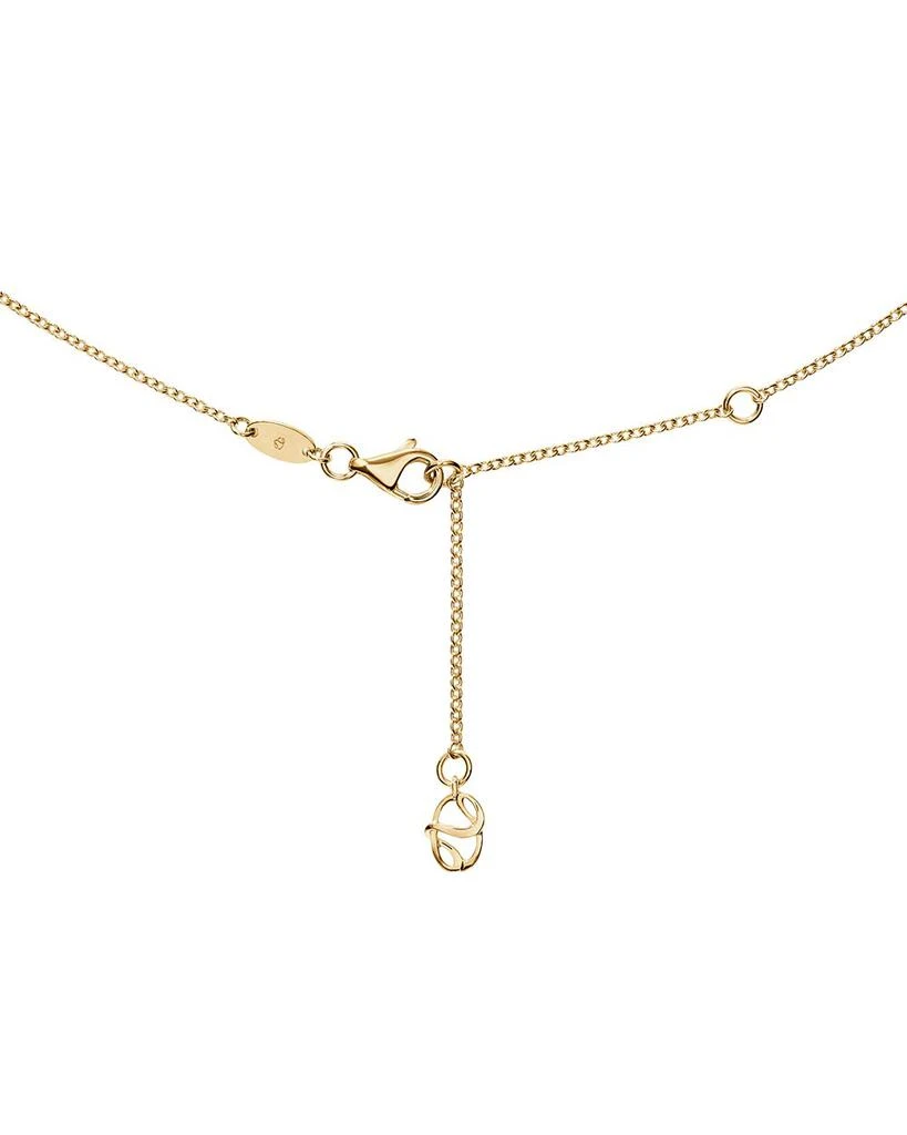 18K Yellow Gold Barre Diamond Pavé Bar Necklace, 18" 商品