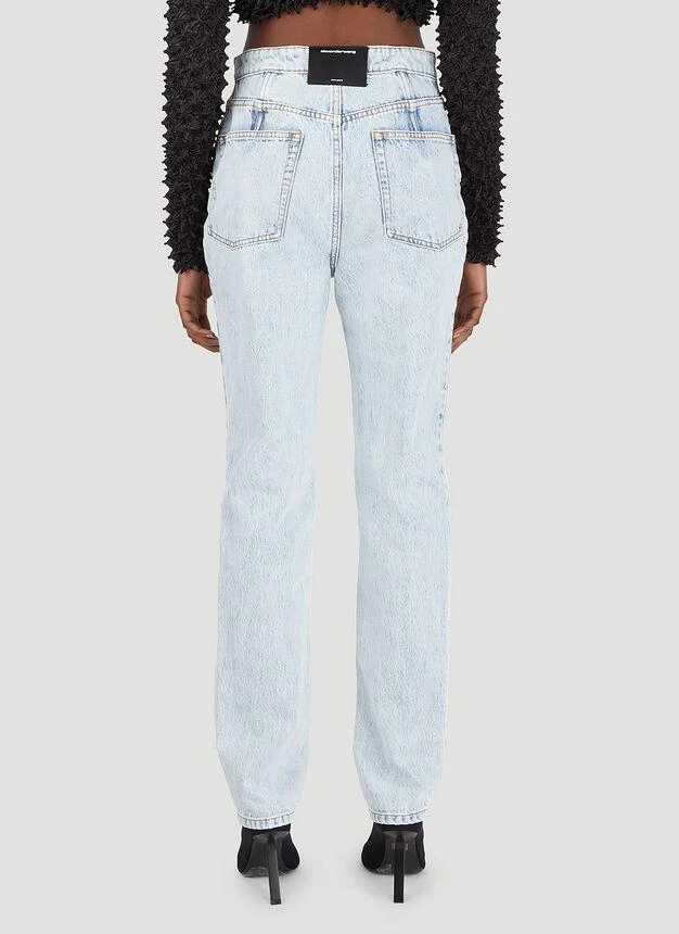 商品Alexander Wang|Stacked Corset Jeans in Blue,价格¥3654,第4张图片详细描述